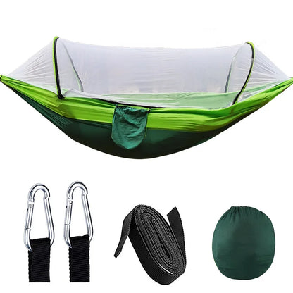 SkyNest outdoor hangmat met klamboe
