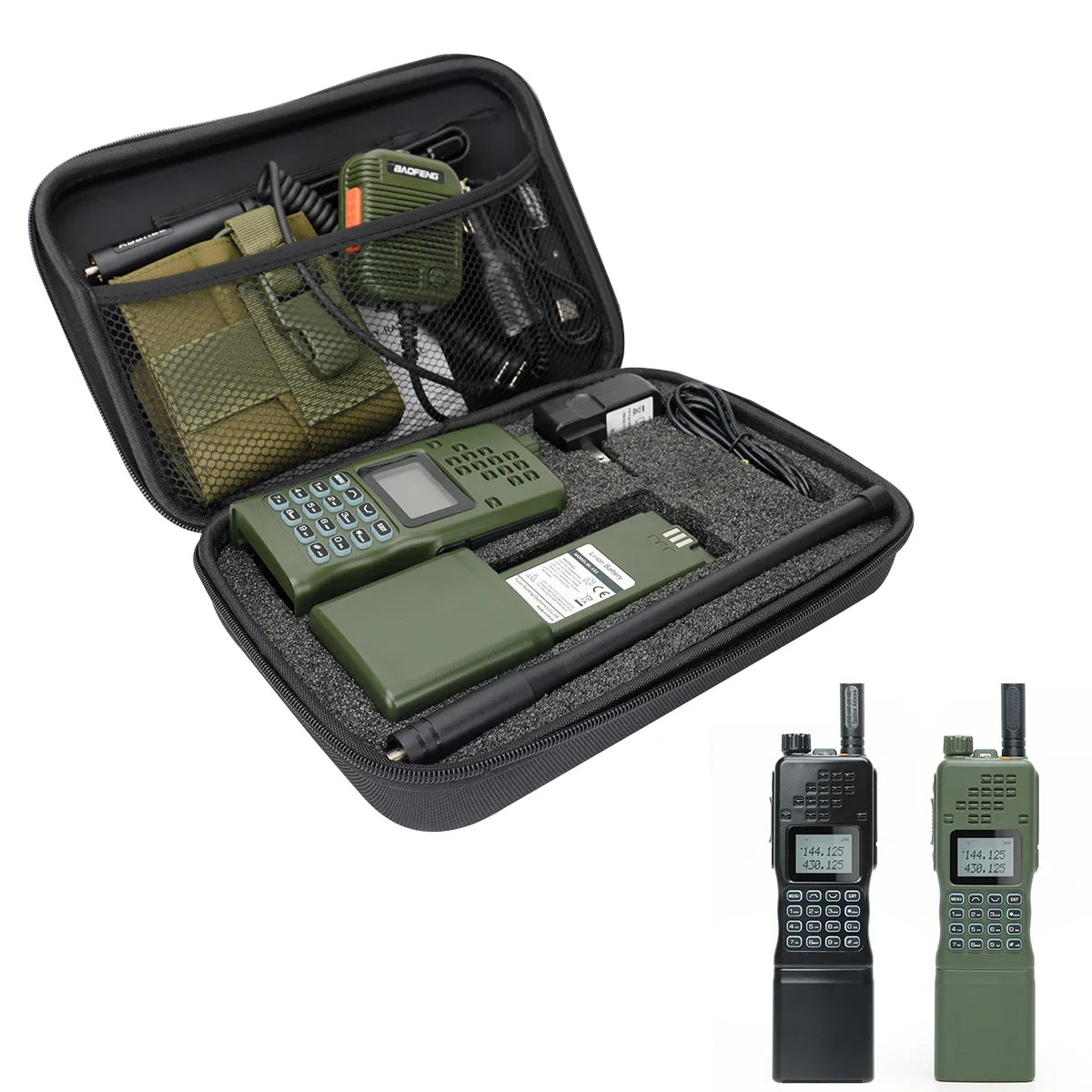 CommGuard dual-band walkie talkie