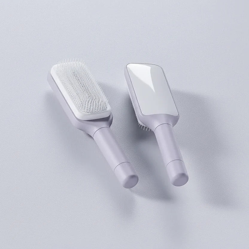 TangleFree zelfreinigende ontwarrende haarborstel