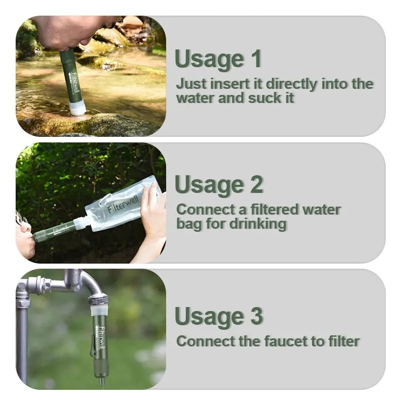 AquaSurvive draagbare noodwaterfilter