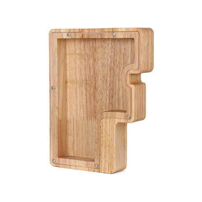 LetterSaver houten alfabet spaarpot