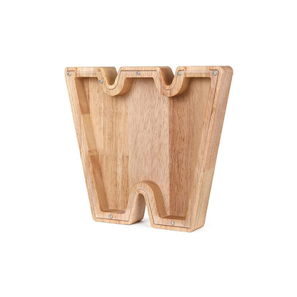 LetterSaver houten alfabet spaarpot
