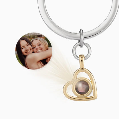 HeartMemoir gepersonaliseerde fotosleutelhanger