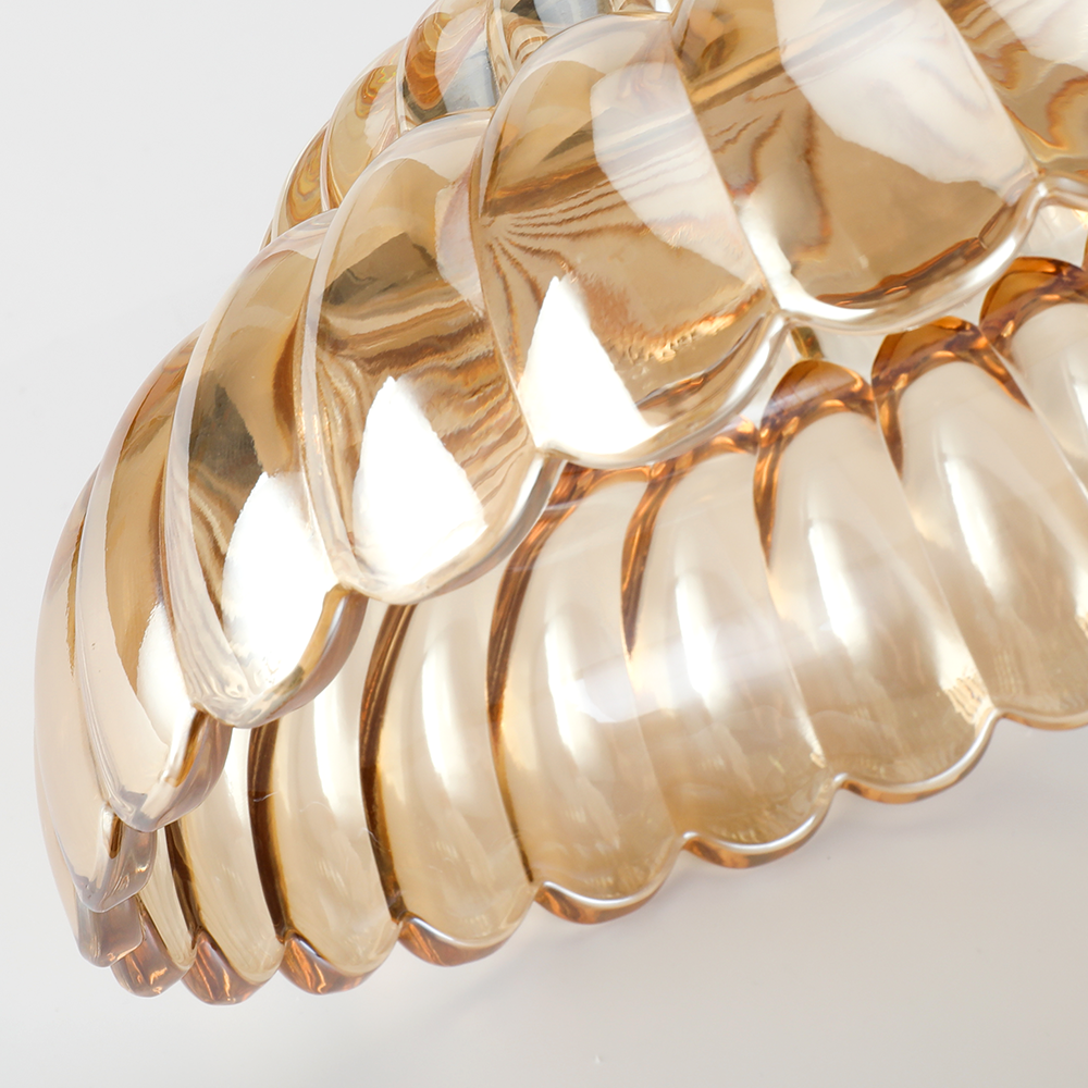 SMD Living vintage glazen plafondlamp
