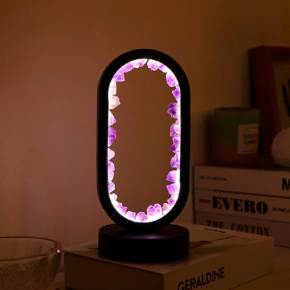 Lumio AuraStone amethist lamp