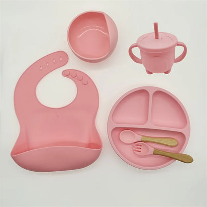 TinyBites siliconen baby eetset