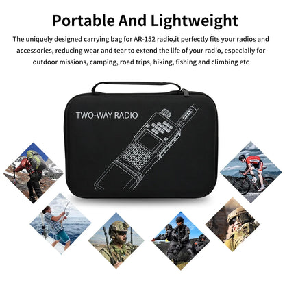 CommGuard dual-band walkie talkie