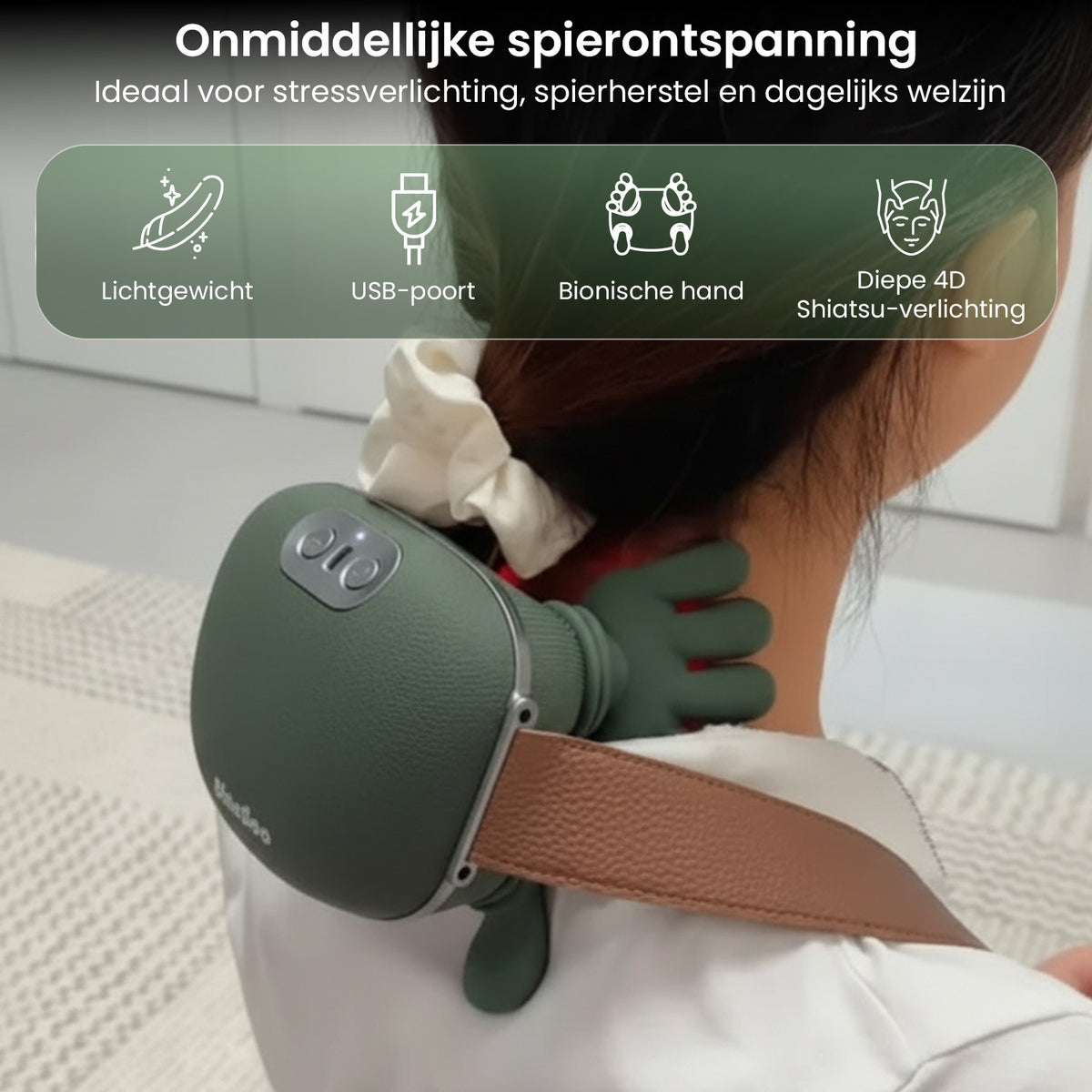 Siaasoo Bionic Touch nek- en schoudermassageapparaat