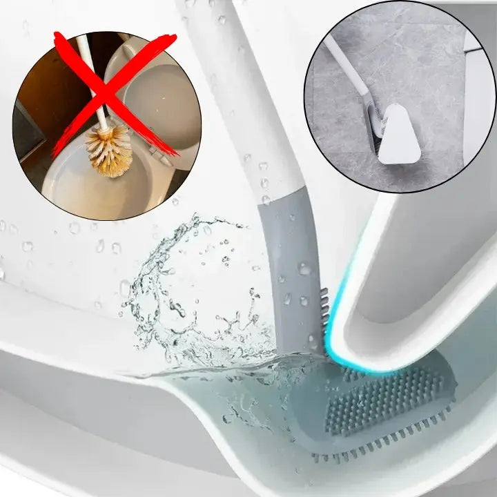 FlexiClean siliconen toiletborstel