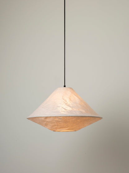 Opvouwbare linnen hanglamp kap