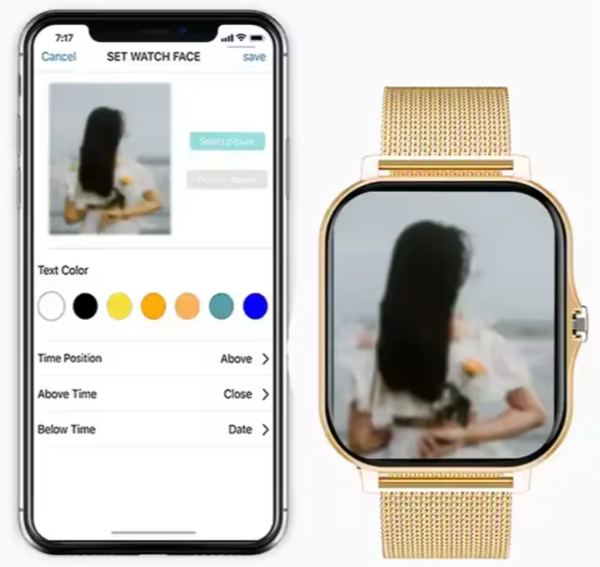 StyleTrack smartwatch met fitness-tracker