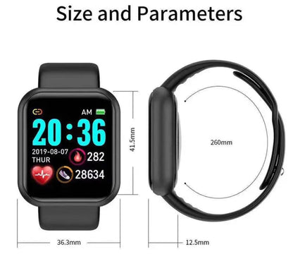 Smartwatch met Bluetooth - Hartslagmeter - Activity tracker - Waterbestendig