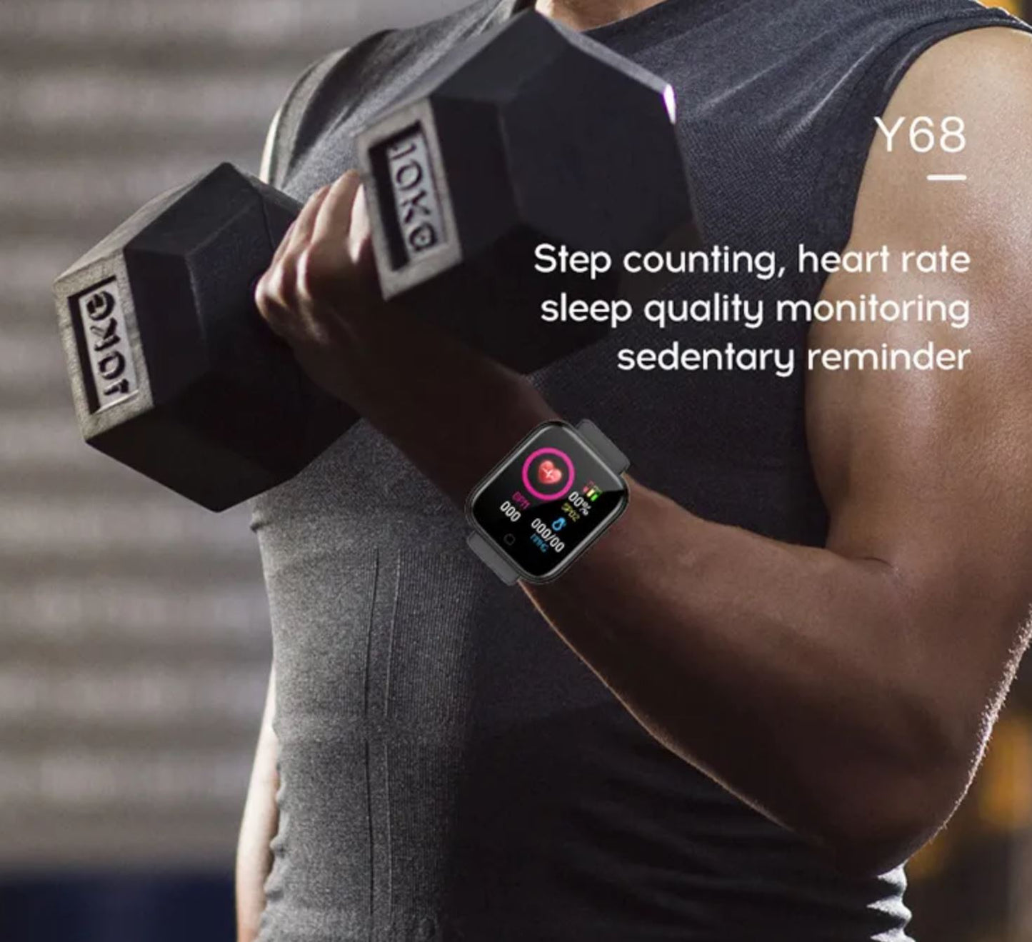 Smartwatch met Bluetooth - Hartslagmeter - Activity tracker - Waterbestendig