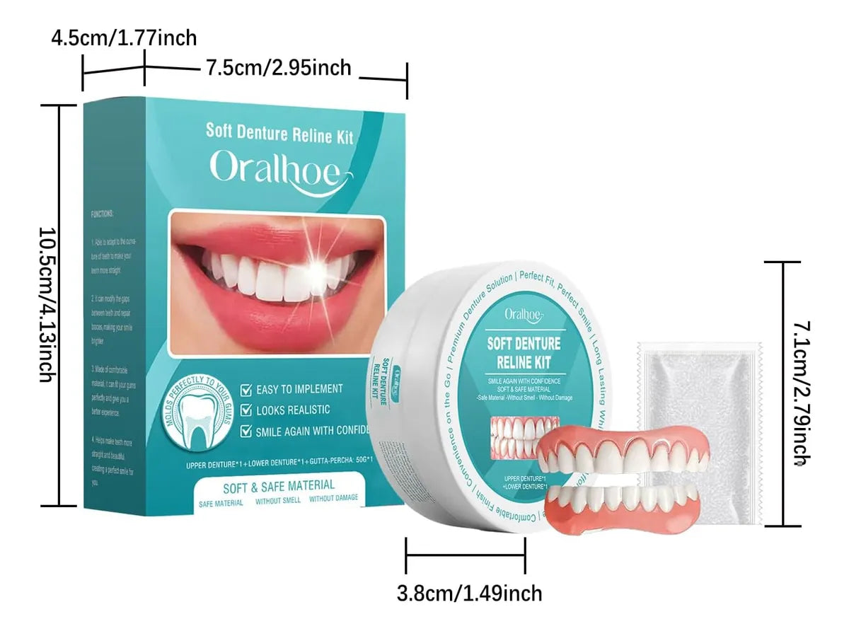 SmileGuard siliconen tandprothese