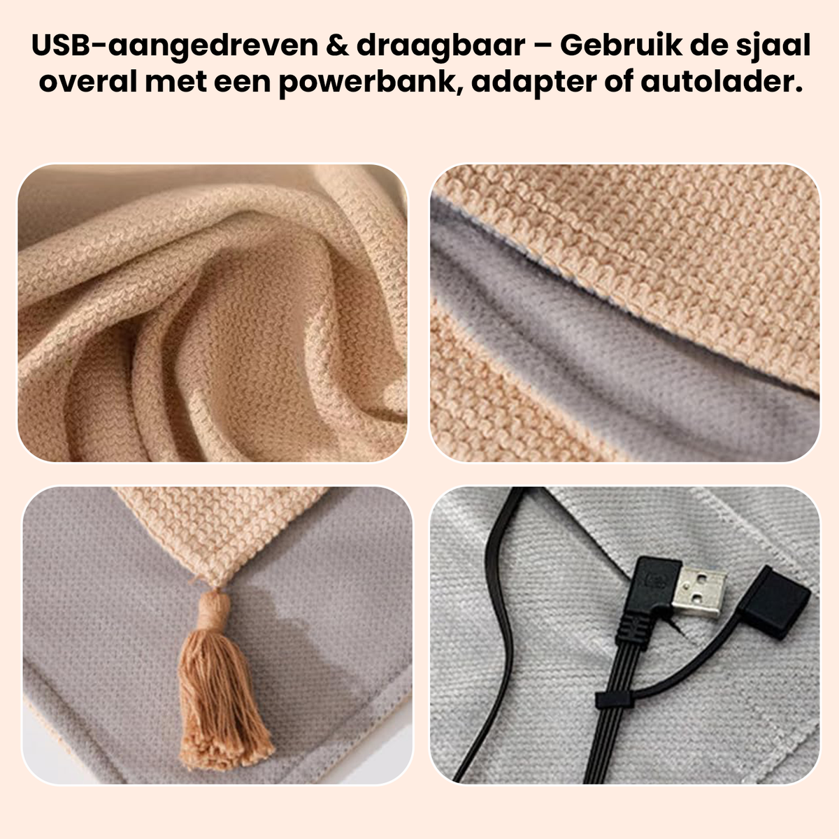 Snugwear DF2089 verwarmde sjaal