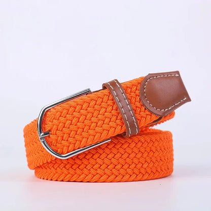 StretchBuckle elastische faux lederen riem