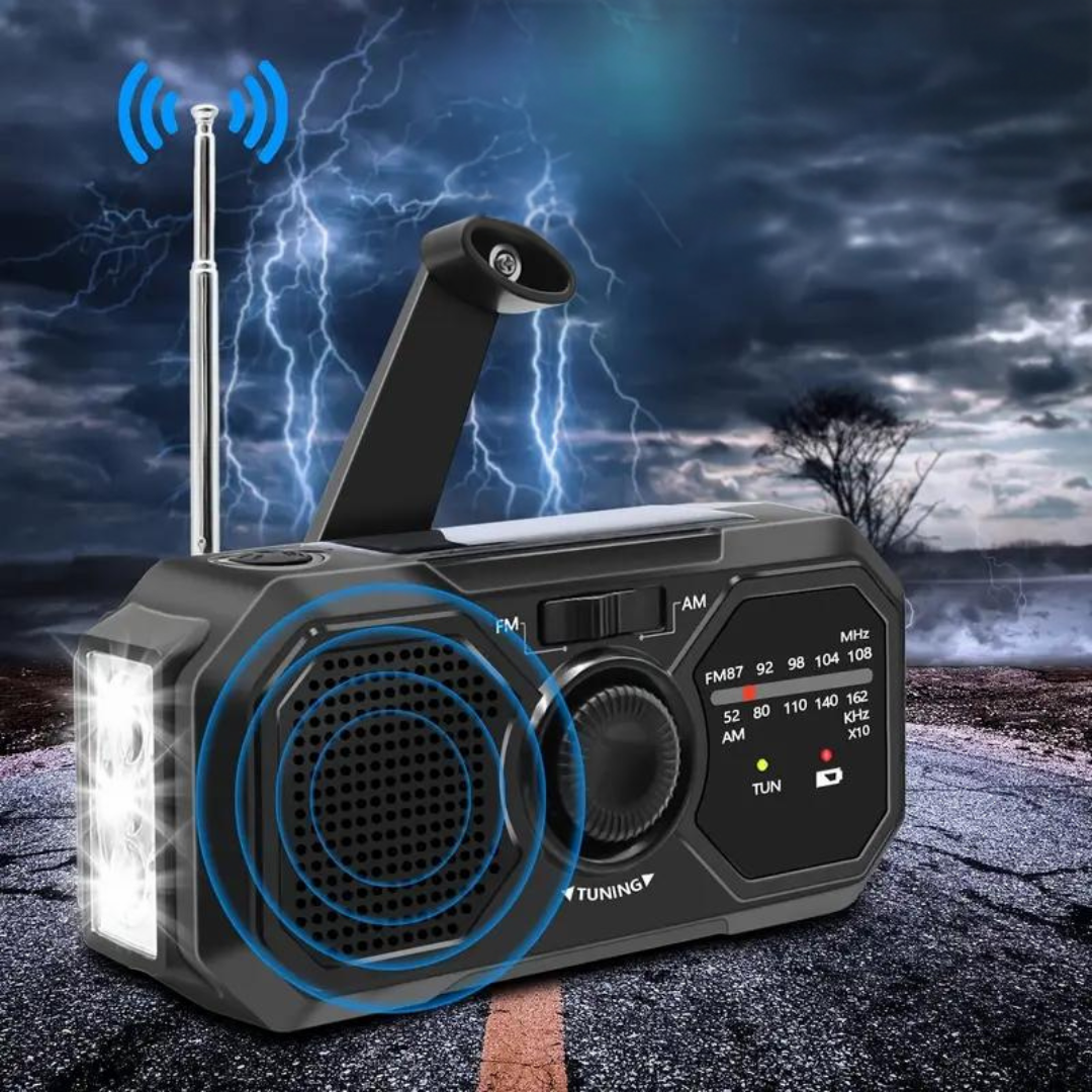 SolarShine draagbare zonne-energie noodradio