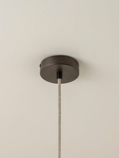 Lumière gelaagde linnen hanglamp