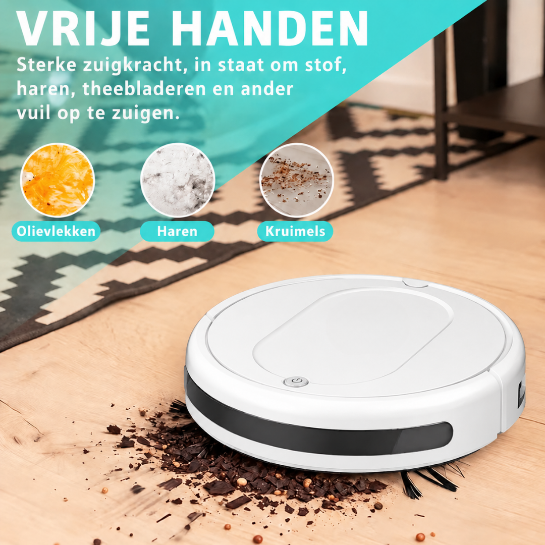 Robotstofzuiger 3-in-1 dweilfunctie