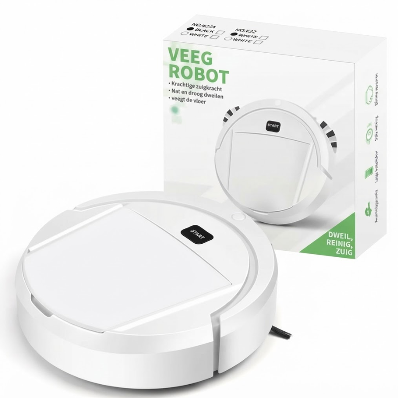 Robotstofzuiger met slimme navigatie