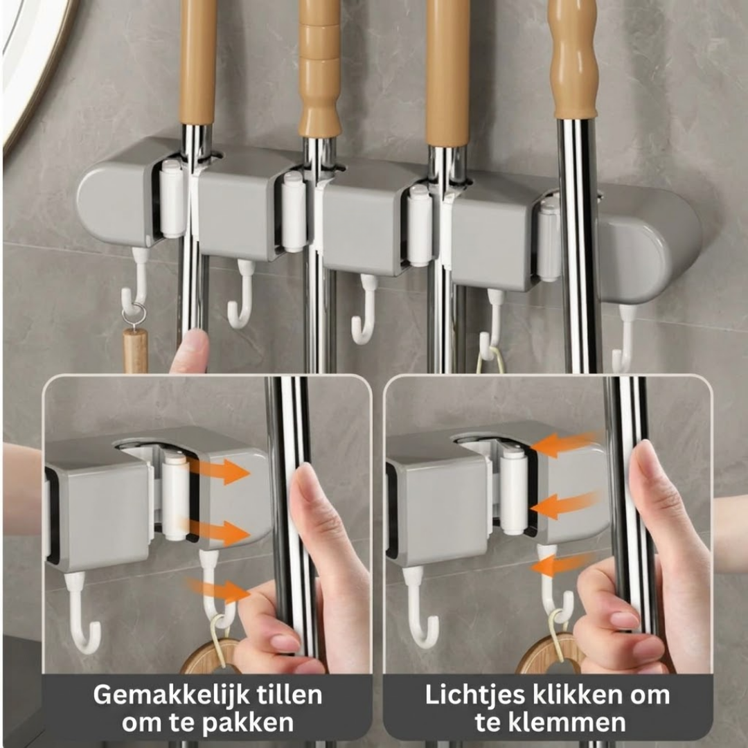 Multifunctionele vloerwisser en raamschraper