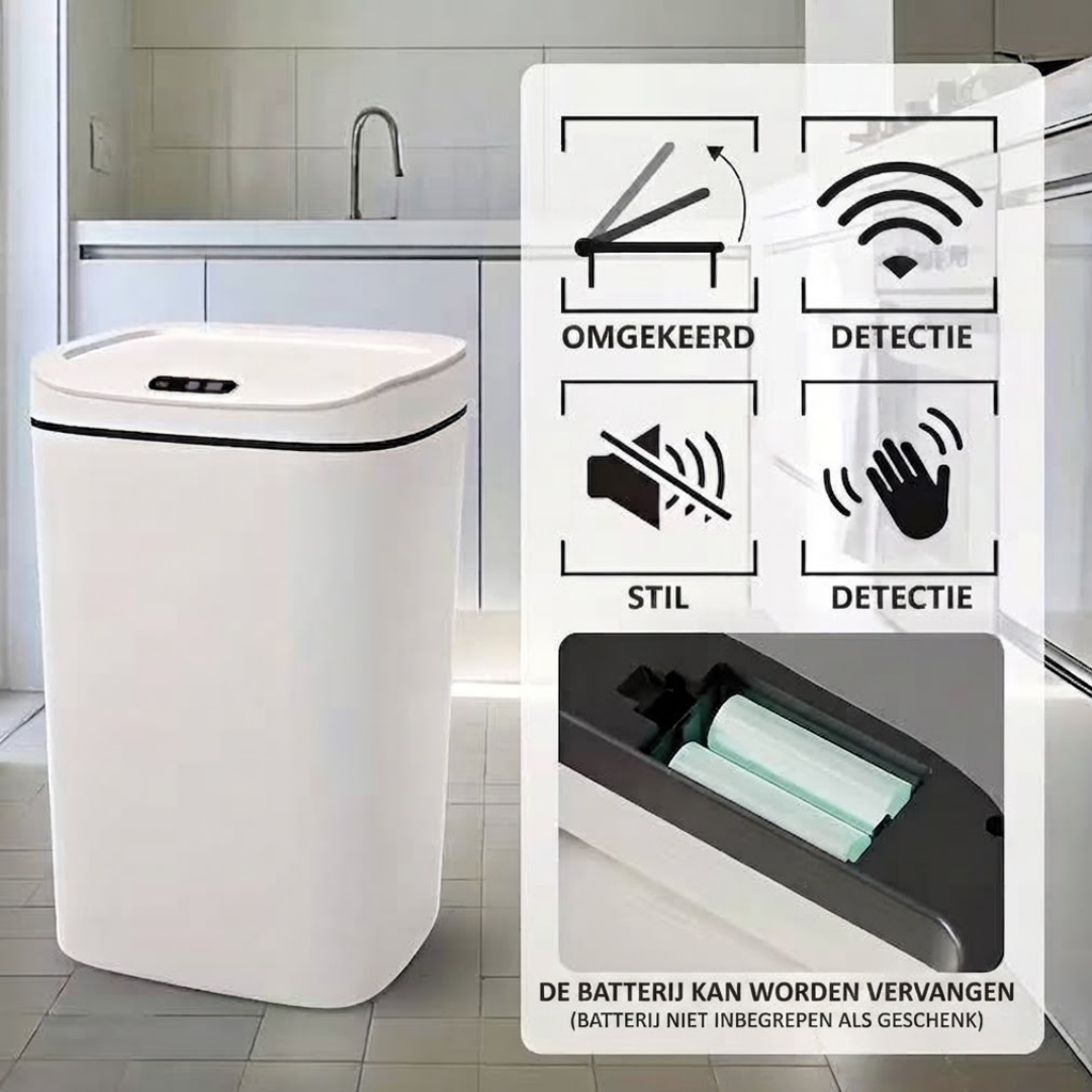 SensorBin contactloze automatische prullenbak