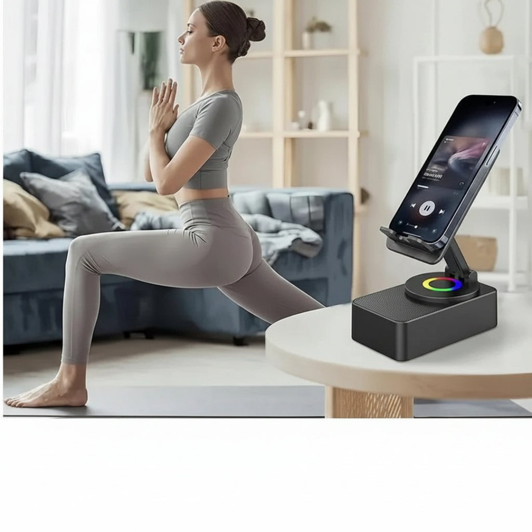 Draagbare Bluetooth Speaker met Telefoonhouder