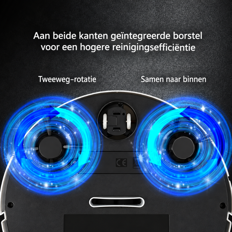 Robotstofzuiger met slimme navigatie