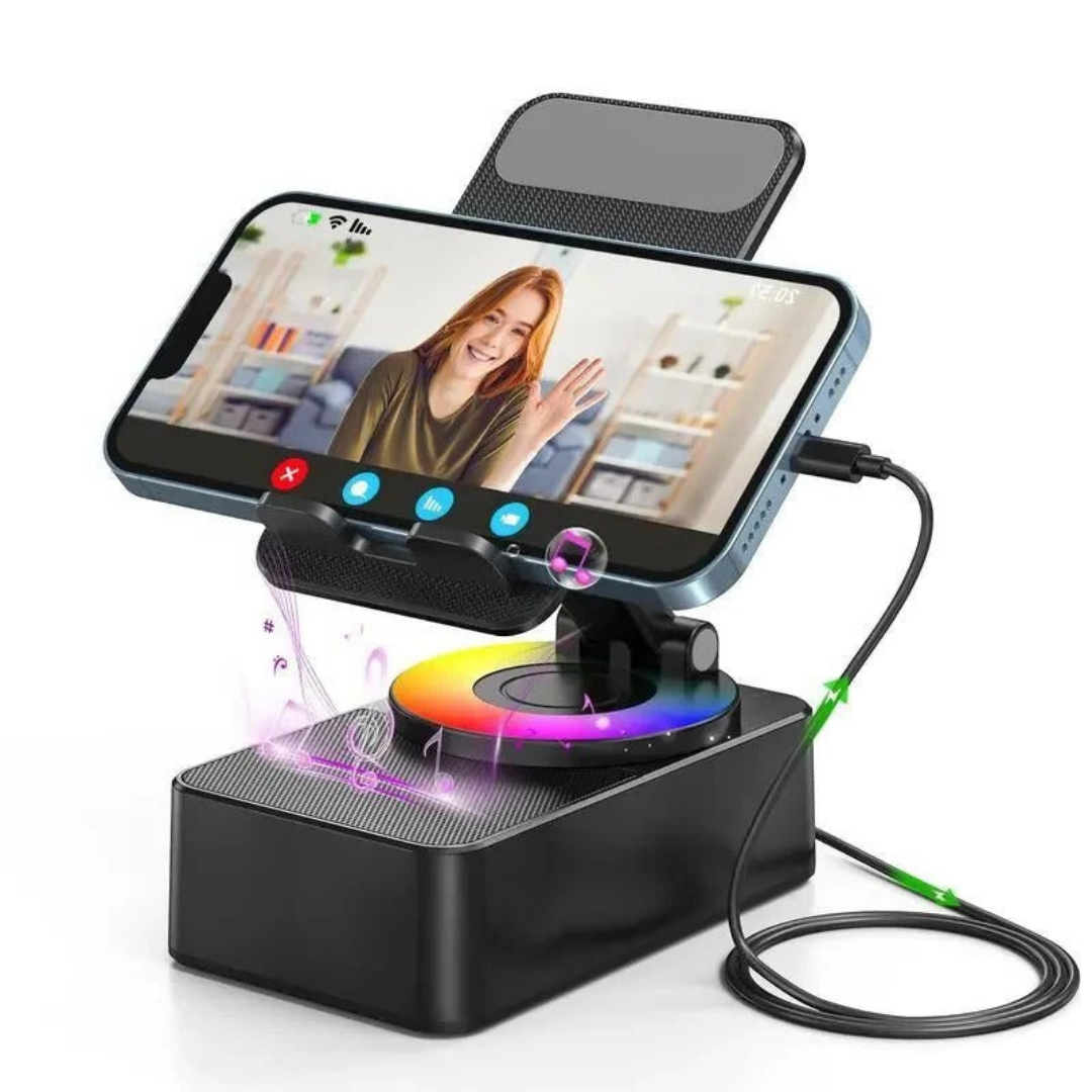 Draagbare Bluetooth Speaker met Telefoonhouder