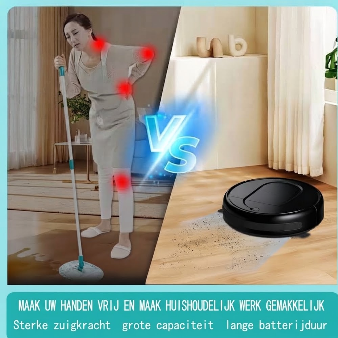 Robotstofzuiger 3-in-1 dweilfunctie