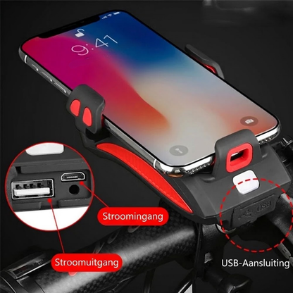 4-in-1 Multifunctionele Fietstelefoonhouder
