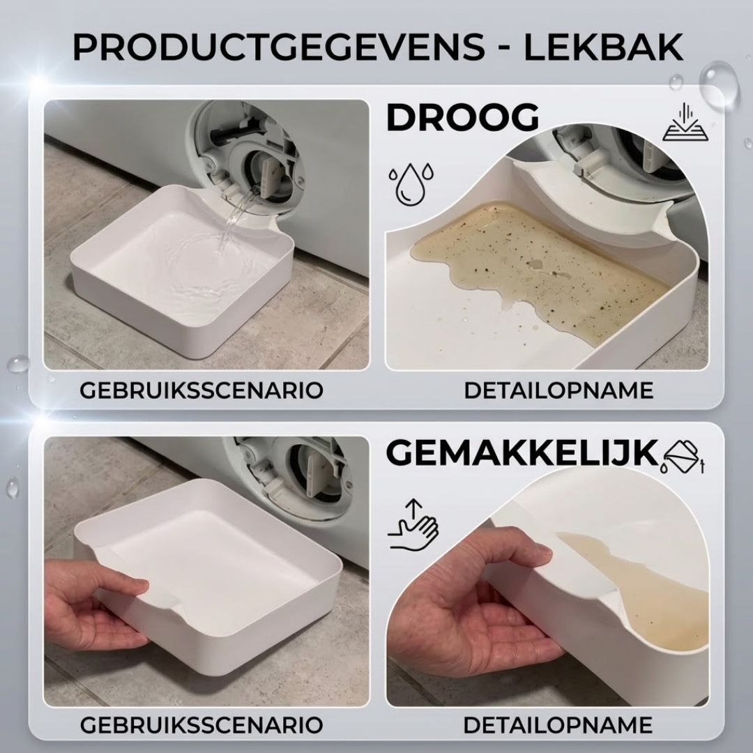 AquaShield wasmachine lekbak