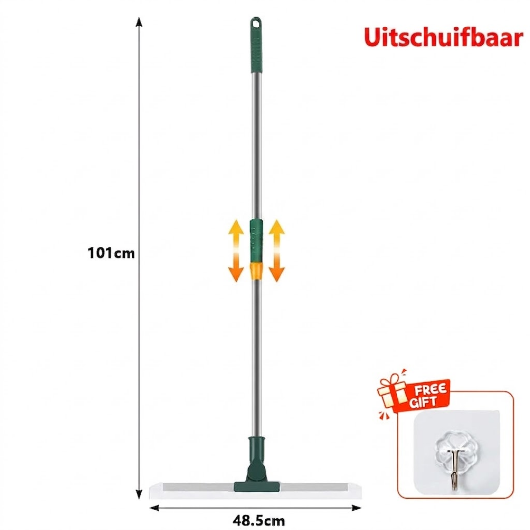 Multifunctionele vloerwisser en raamschraper