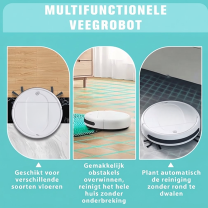 Robotstofzuiger 3-in-1 dweilfunctie