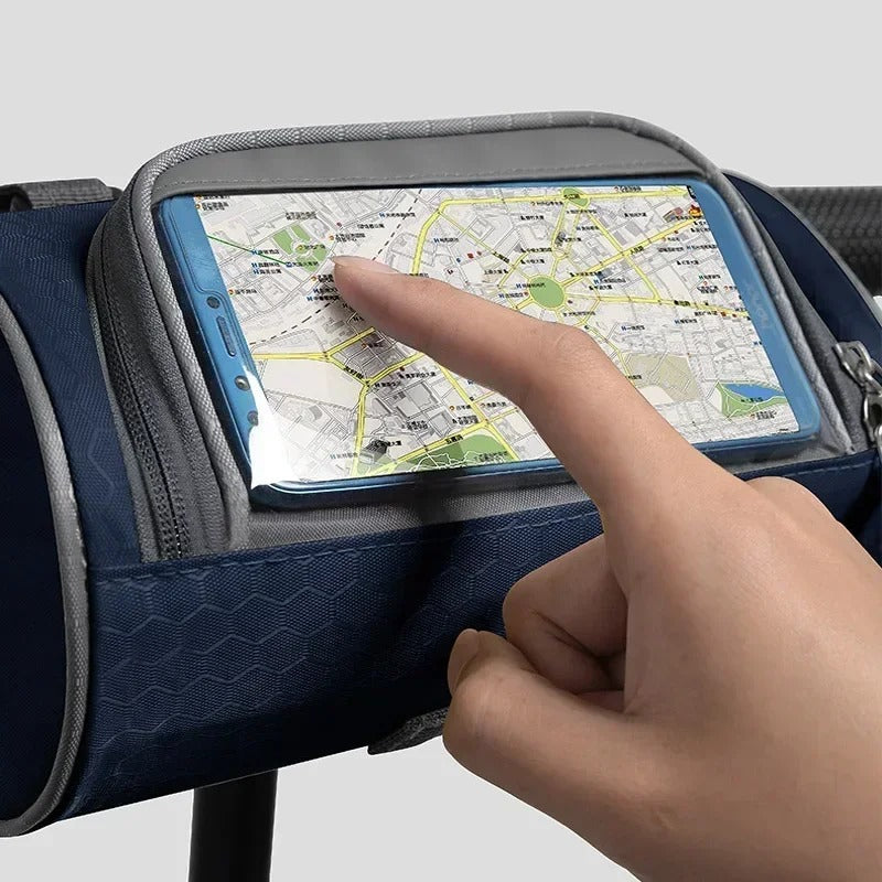Navando waterdichte fietstas en telefoonhouder