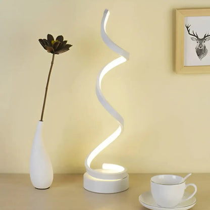 Spiraalvormige LED-tafellamp 19W met dimmer