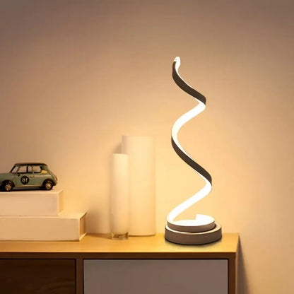 Spiraalvormige LED-tafellamp 19W met dimmer