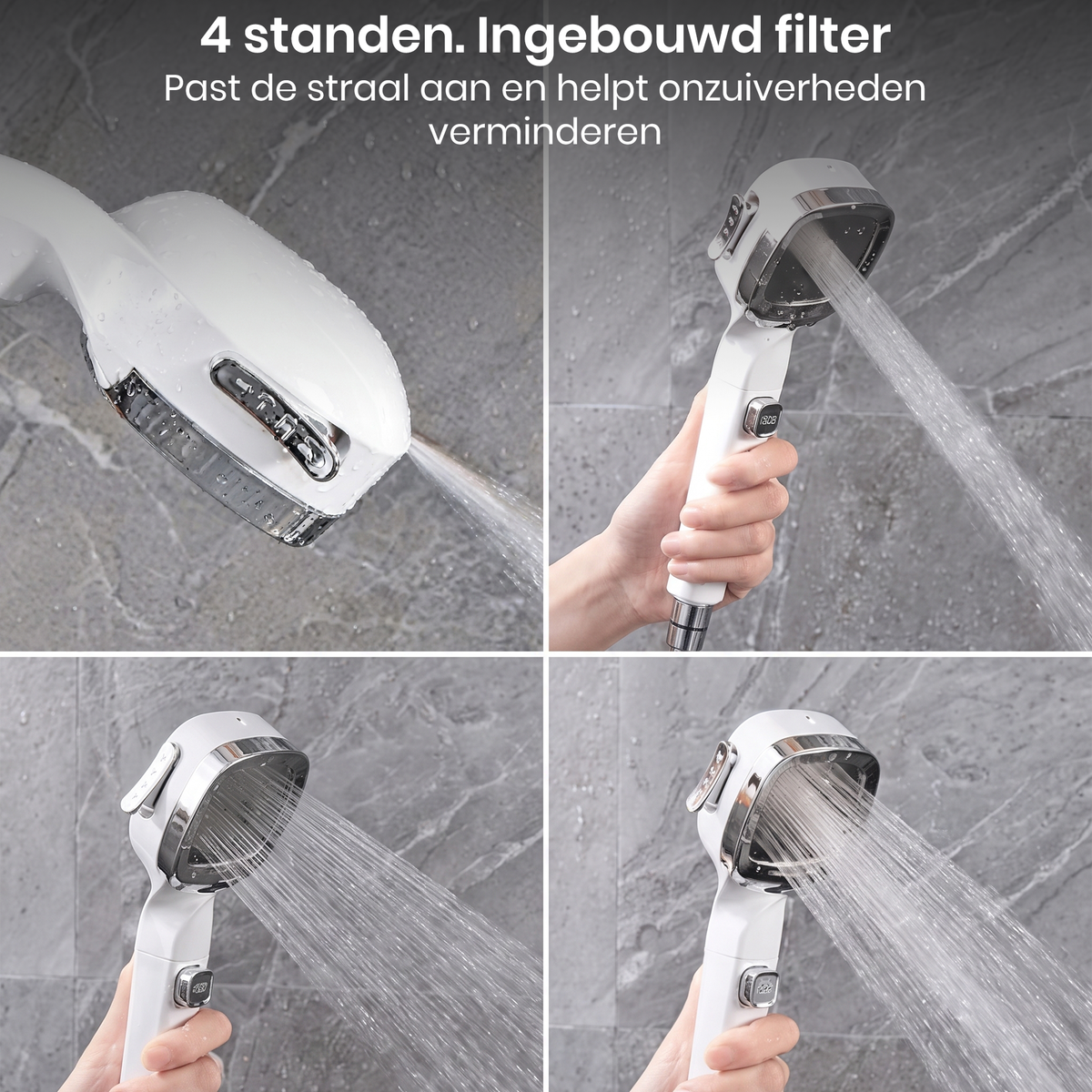 SplashJet Pro 4-mode hogedrukdouchekop