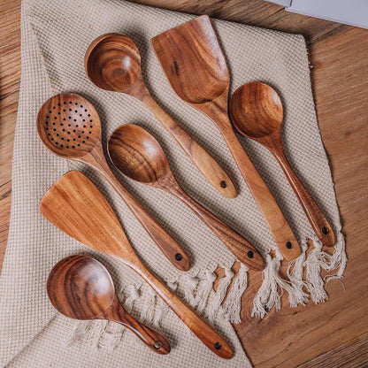 RustiCook natuurlijke houten keukenset
