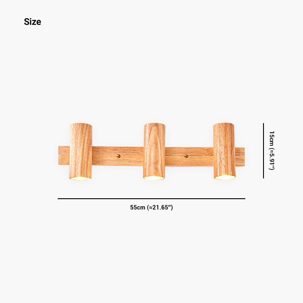 Lumio Scandinavische houten plafondlamp