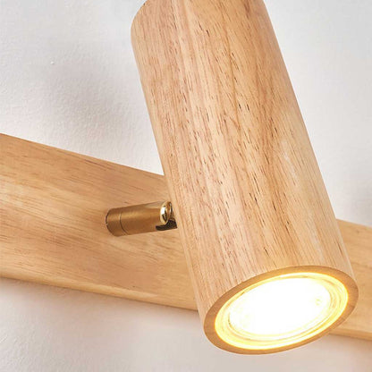 Lumio Scandinavische houten plafondlamp