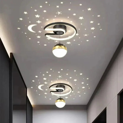 LED-plafondlamp met sterrenlichteffect