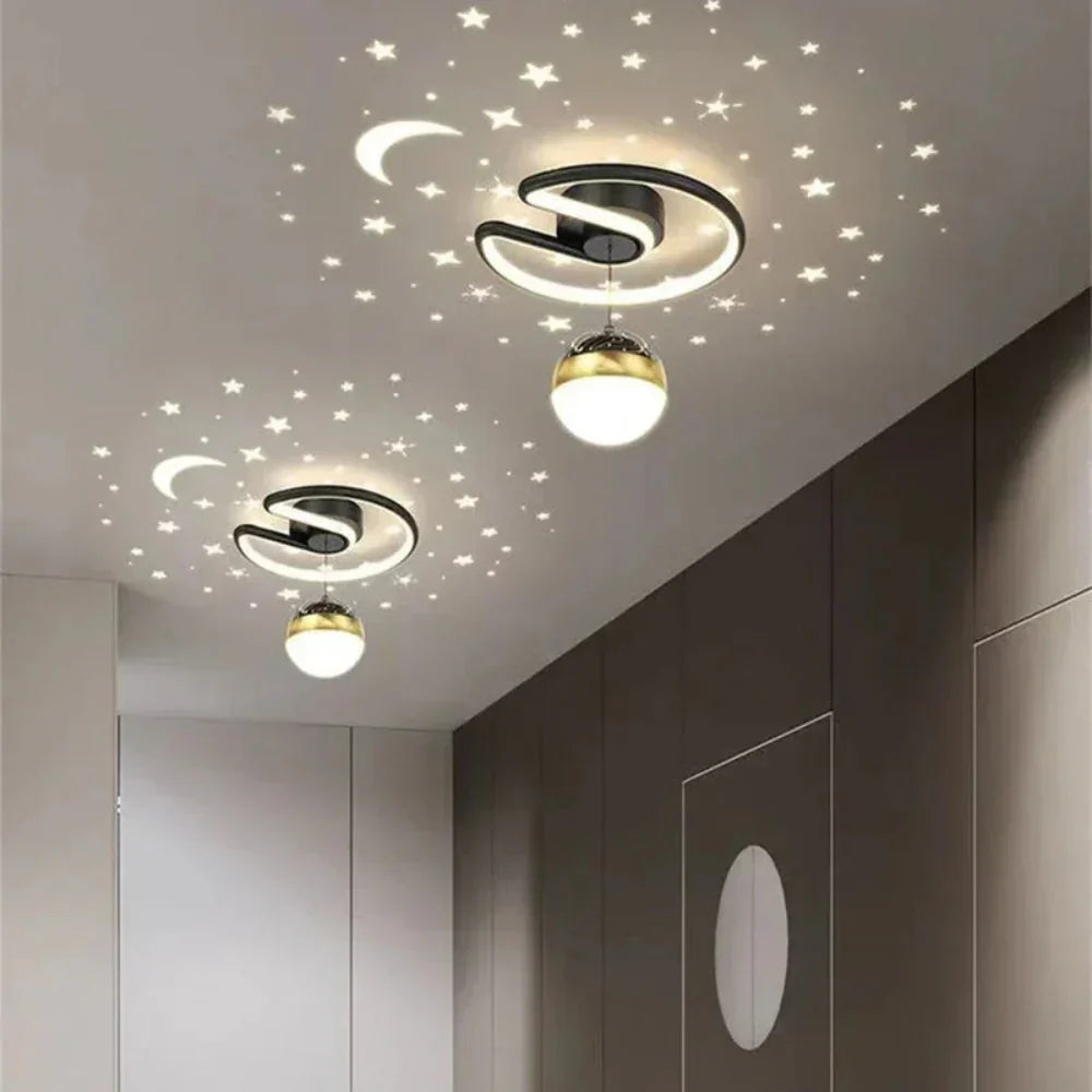LED-plafondlamp met sterrenlichteffect