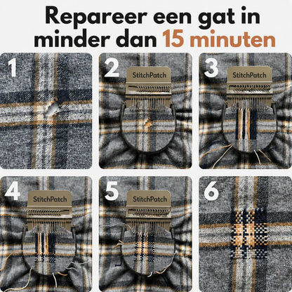 StitchPatch zelfklevende kledingreparatie patch set