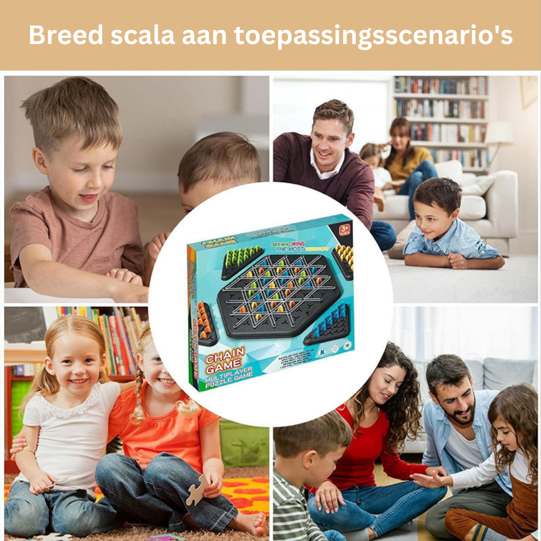 PlaySmart driehoek ketting bordspel