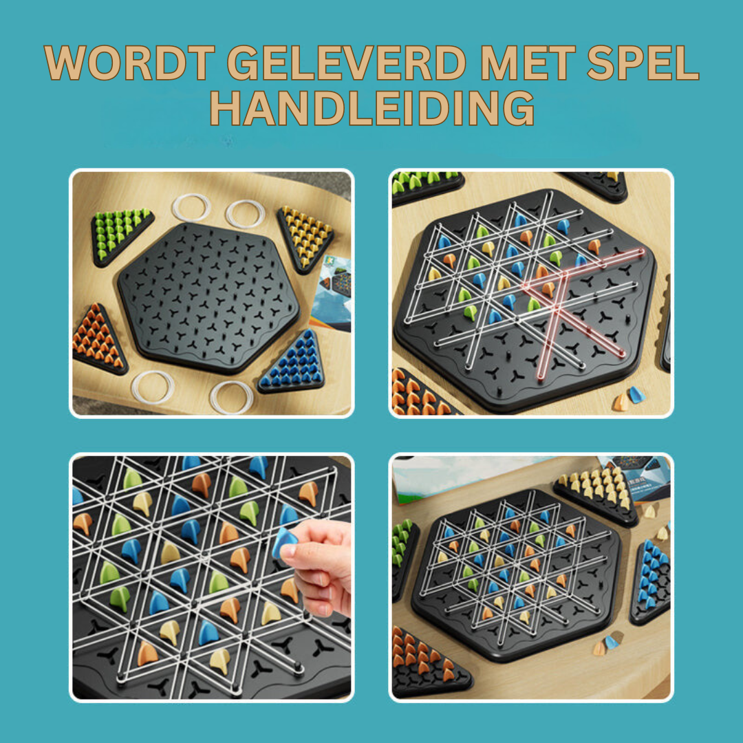 PlaySmart driehoek ketting bordspel
