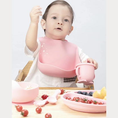 TinyBites siliconen baby eetset