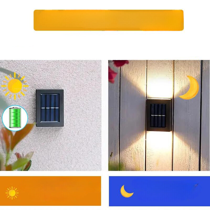 LumiSolar LED wandlamp op zonne-energie voor buiten