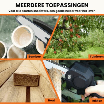 SuperSaw draadloze mini kettingzaag