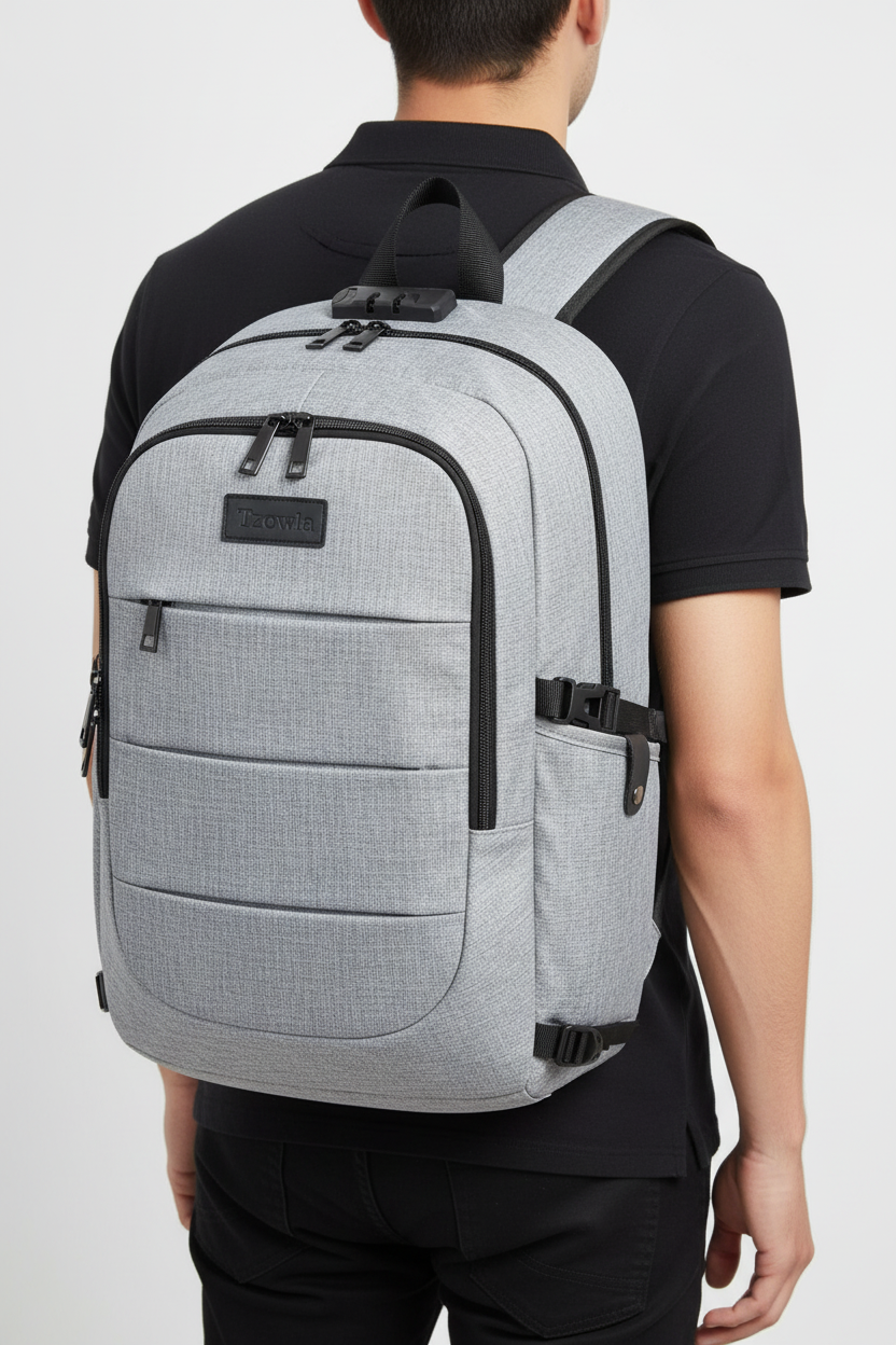 Safepack anti-diefstal laptoprugzak met USB